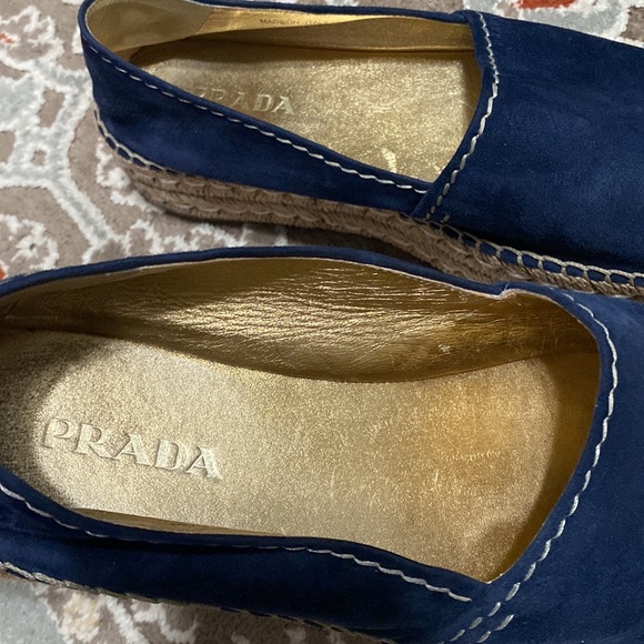 Prada Suede Platform Espadrilles - Picture 3 of 4